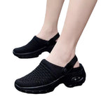 Damen atmungsaktive Slip-On Sneakers mit modischem Mesh-Design