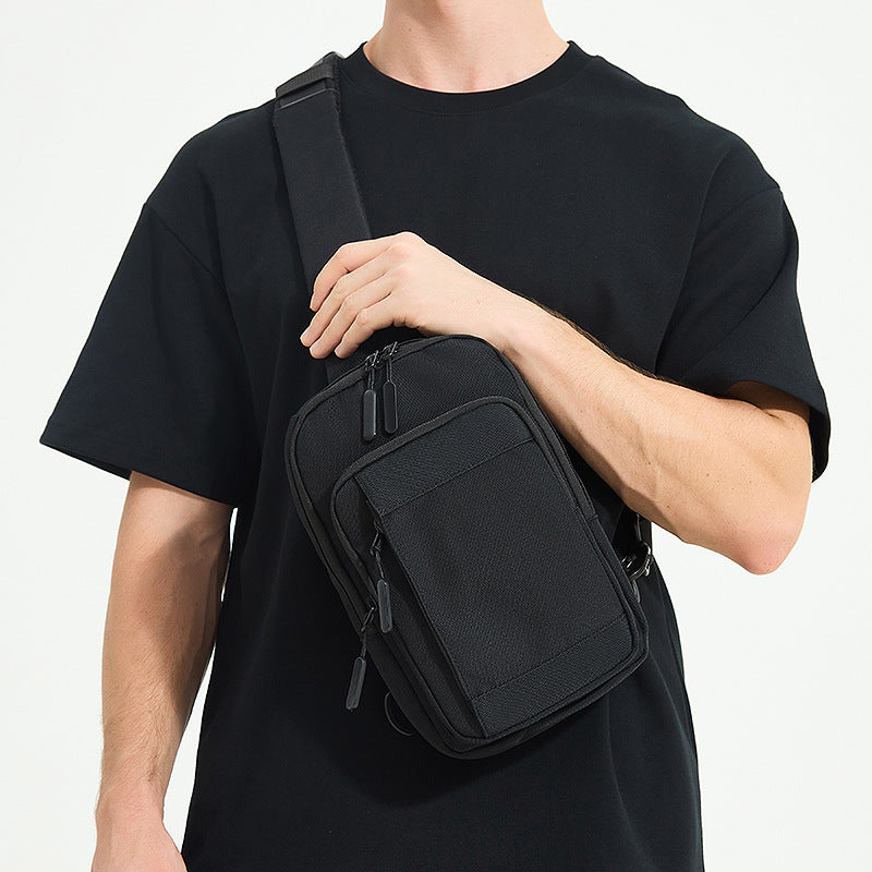 Kompakte Multi-Pocket Sling Bag Emma Tasche