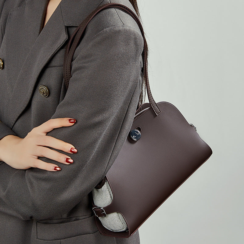 Damen Einkaufstasche mit stylischem Design und praktischen Fächern