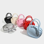 Damen Mini-Handtasche mit luxuriösen Lederakzenten