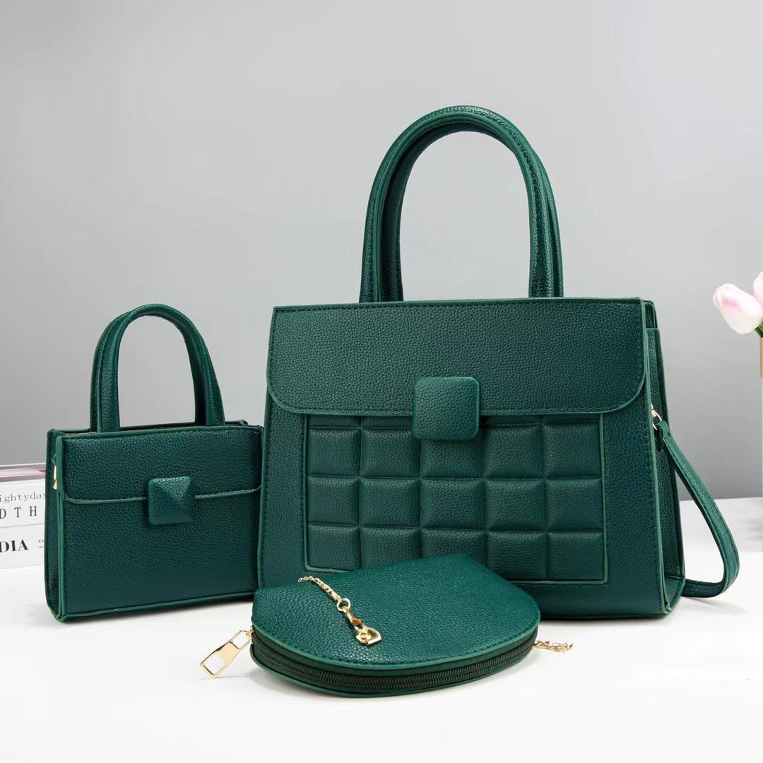 Damen hochwertige Handtaschen-Set mit stilvollen Akzenten
