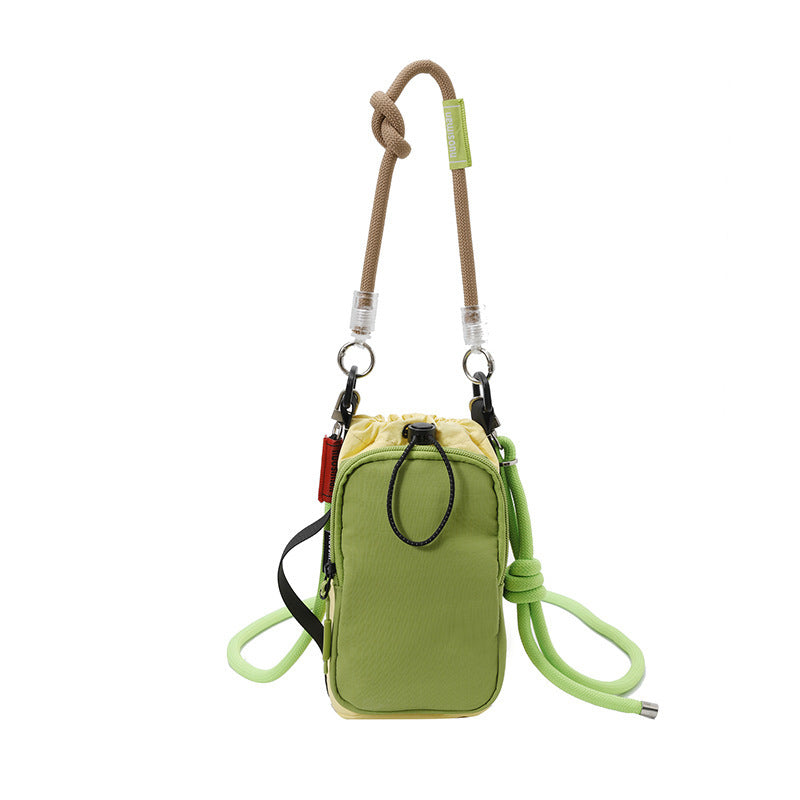 Damen multifunktionale Mini-Crossbody-Tasche aus strapazierfähigem Material mit verstellbarem Schultergurt