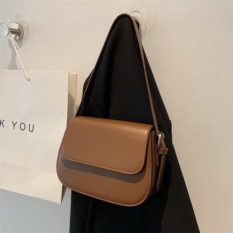 Handgefertigte Leder-Schultertasche