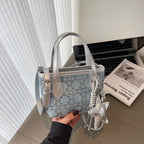 Damen Mini-Handtasche mit funkelndem Stern-Anhänger