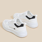 Damen Atmungsaktive Sneakers mit Bequemem Plateau
