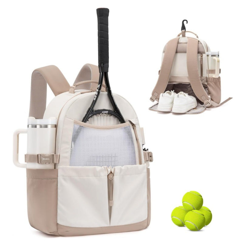Sport-Rucksack mit integriertem Schuhfach und Flaschenhalter