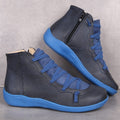 Damen High-Top Sneaker mit trendigem Schnür- und Reißverschlussdesign