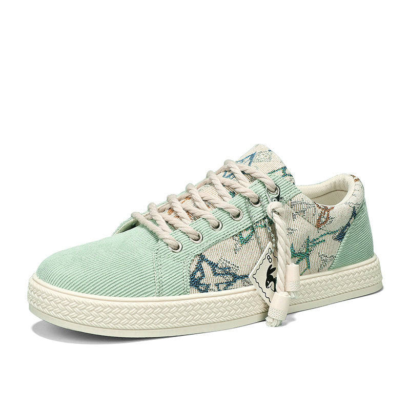 Damen Fashion Sneakers mit einzigartigem Textildesign