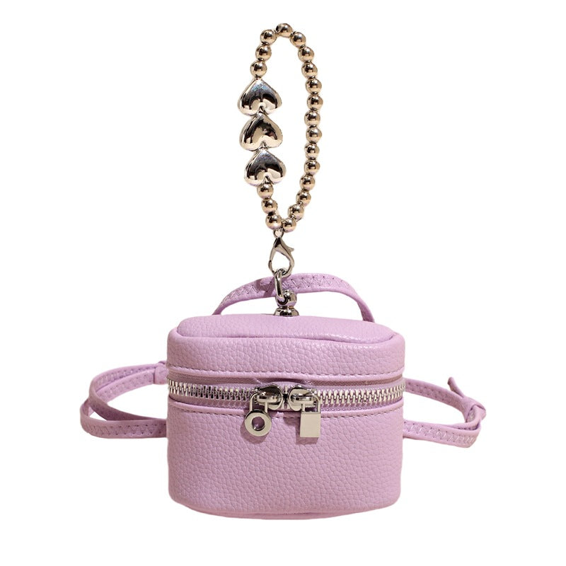 Damen Mini-Handtasche mit luxuriösem Kettenanhänger