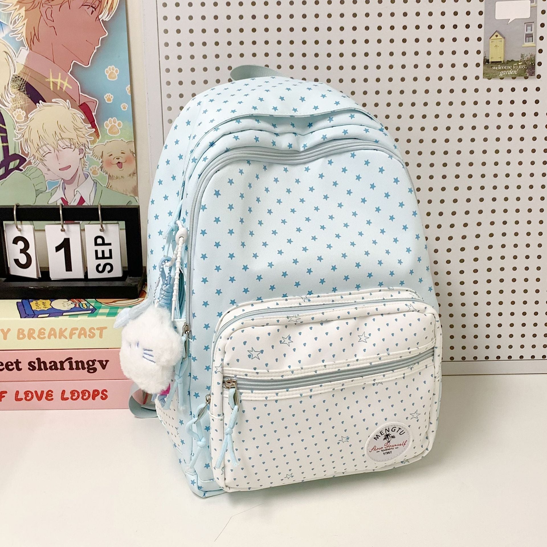 Sternmuster Multi-Compartt Rucksack