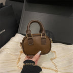 Damen Mini-Handtasche mit abnehmbarem Kettenriemen und elegantem Design