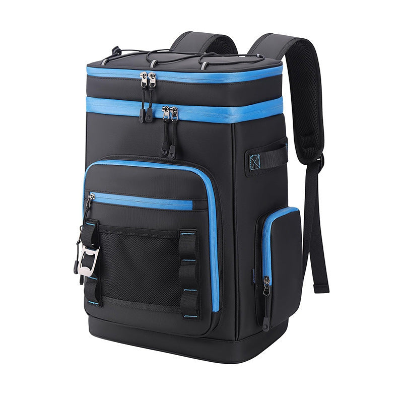 Isolierte Kühltasche-Rucksack mit mehreren Fächern und ergonomischem Tragesystem