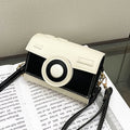 Damen Mini-Handtasche mit verspieltem Klappverschluss