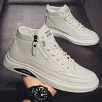 Frauen High Fashion Sneaker mit Detailreißverschluss und bequemer Sohle