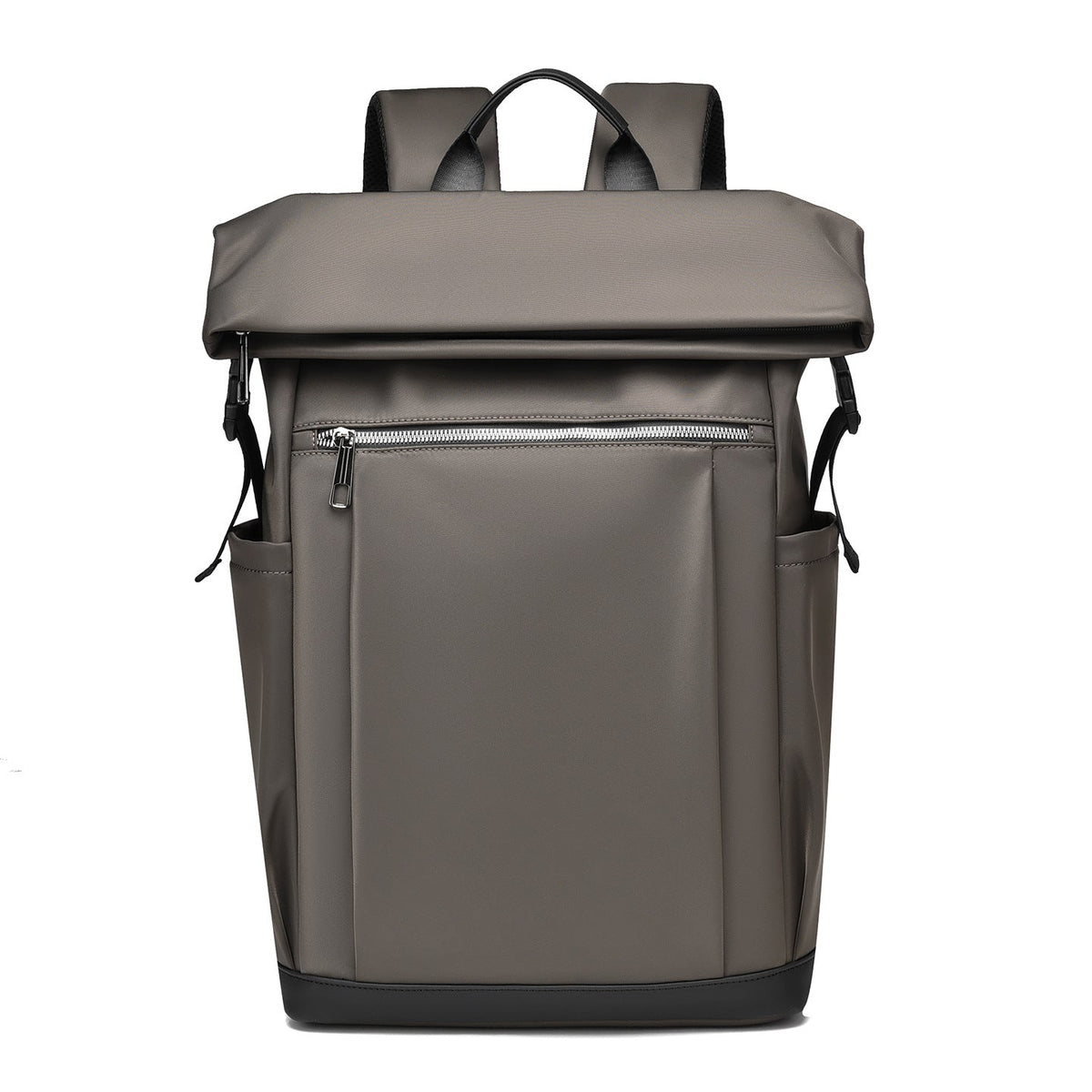 Rucksack mit zweifarbigen Design und vielen Fächern