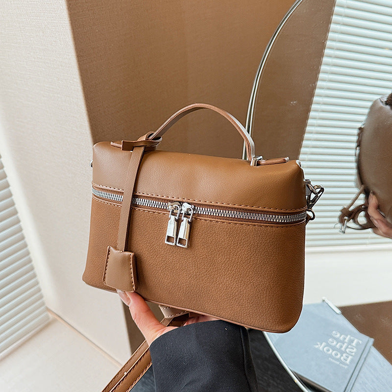 Damen Mini Schultertasche mit praktischen Fächern