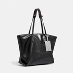 Damen hochwertige Tote-Tasche aus weichem Kunstleder mit strukturiertem Design