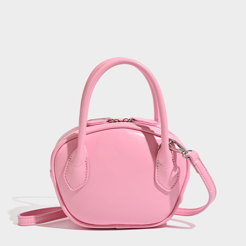 Damen Mini-Handtasche mit luxuriösen Lederakzenten