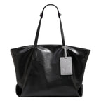Damen hochwertige Tote-Tasche aus weichem Kunstleder mit strukturiertem Design