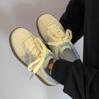 Damen Sneaker mit weichem Obermaterial und trendigen Farbakzenten
