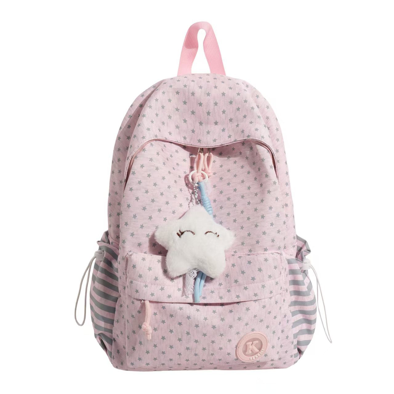 Sternmuster Plüsch Rucksack