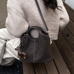 Damen flexible Hobo-Tasche mit abnehmbarem Mini-Portemonnaie