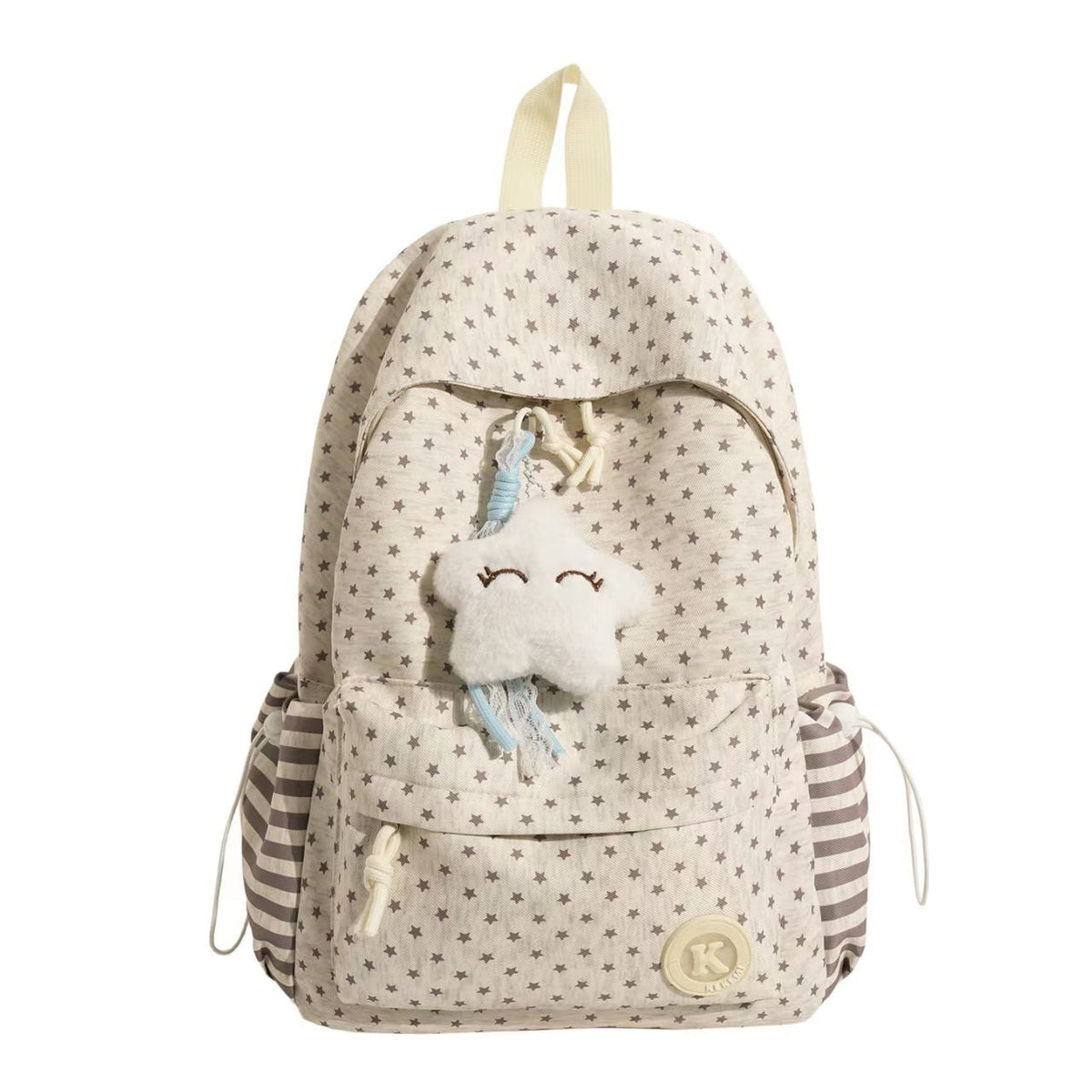 Sternmuster Plüsch Rucksack