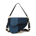 Damen-Schultertasche aus strapazierfähigem Denim mit verstellbarem Schulterriemen