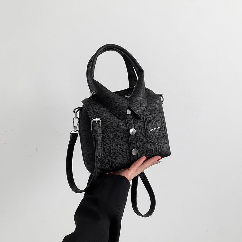 Damen Mini-Handtasche im Cam design mit verstellbarem Schultergurt