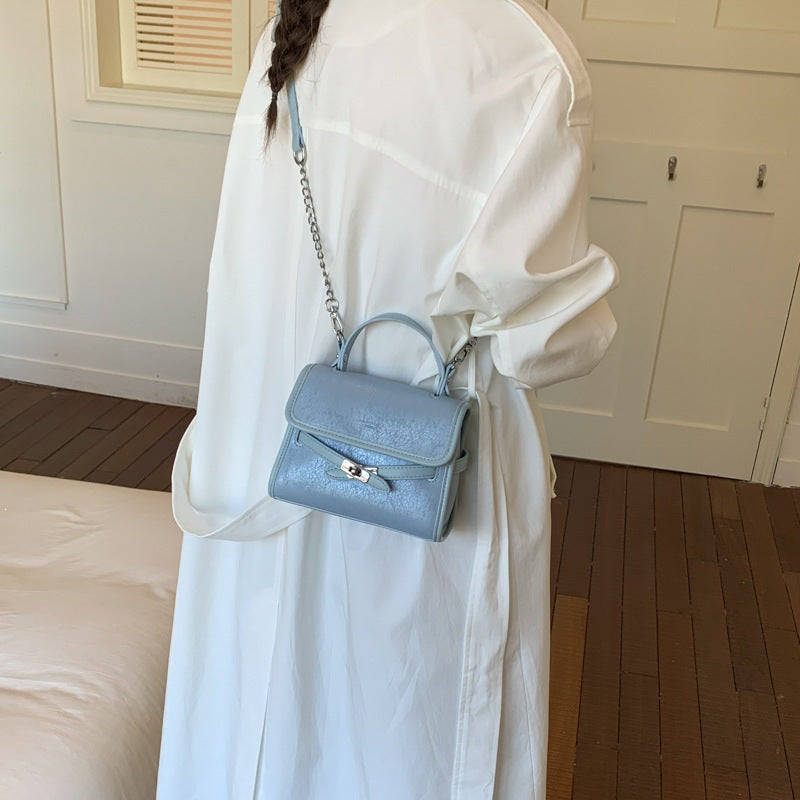 Damen modische Mini-Handtasche mit dekorativem Magnetverschluss