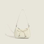 Damen elegante Mini-Handtasche mit verspieltem Kordelzug