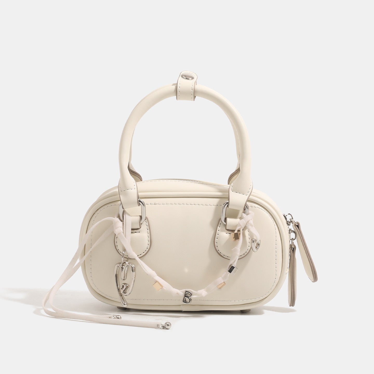 Damen Mini-Handtasche mit verspieltem Kordelzug und eleganten Akzenten