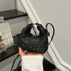 Frauen Mini Crossbody Tasche mit Sternmuster