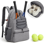 Sportlicher Tennis-Rucksack mit separatem Schuhfach und umfassenden Taschenfunktionen