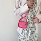 Damen Mini-Handtasche mit elegantem Kettenakzent
