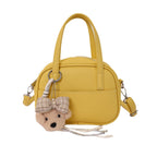 Damen Mini-Handtasche mit verspieltem Tieranhänger