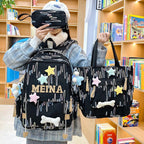Niedlicher gesteppten Schul-Rucksack und Tragetasche Set