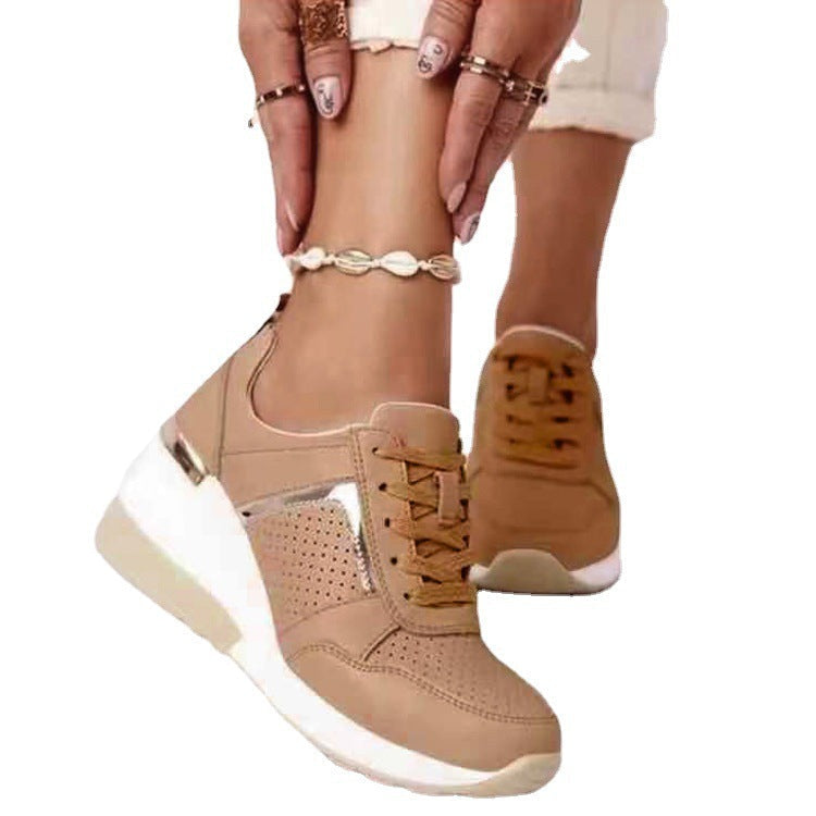 Damen modische Sneaker mit atmungsaktivem Obermaterial und stabiler Sohle