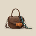 Damen Mini-Handtasche mit verspieltem Detail und hochwertigem Kunstleder
