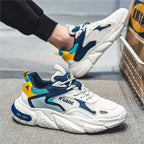 Moderne klobige Sneakers für Frauen mit atmungsaktiver Oberflächenstruktur