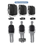 Multifunktionaler Reiserrucksack mit integrierten Stauraumfächern und ergonomischem Design