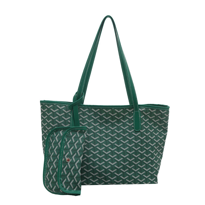 Damen elegante Einkaufstasche mit modernem Muster