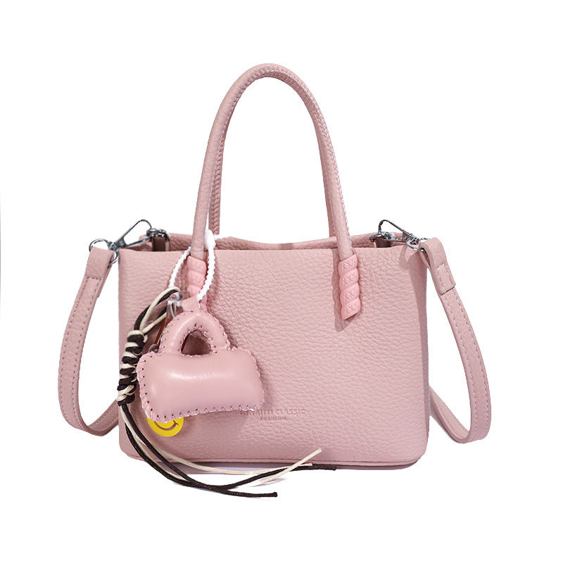 Damen Mini-Handtasche mit modischem Kordelzug