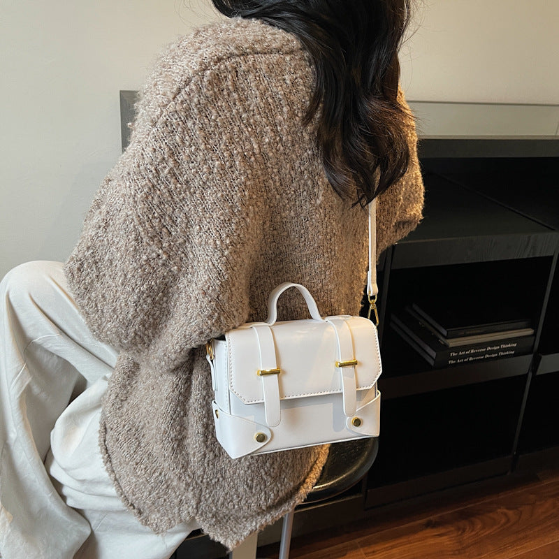 Damen Mini-Handtasche mit strukturiertem Design und abnehmbarem Schulterriemen