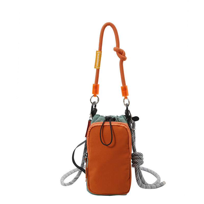 Damen multifunktionale Mini-Crossbody-Tasche aus strapazierfähigem Material mit verstellbarem Schultergurt