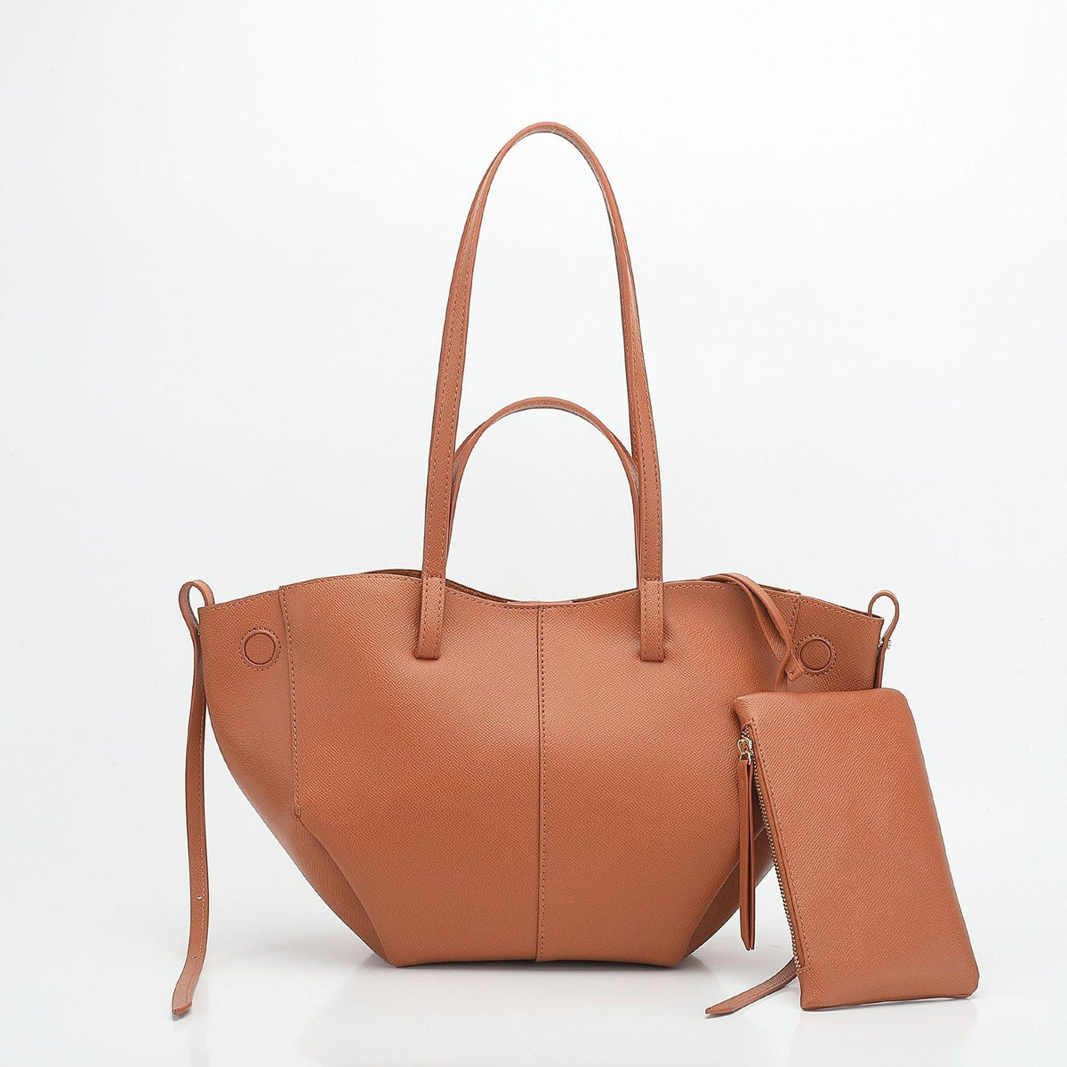 Damentasche mit praktischer Innentasche und abnehmbarer Brieftasche