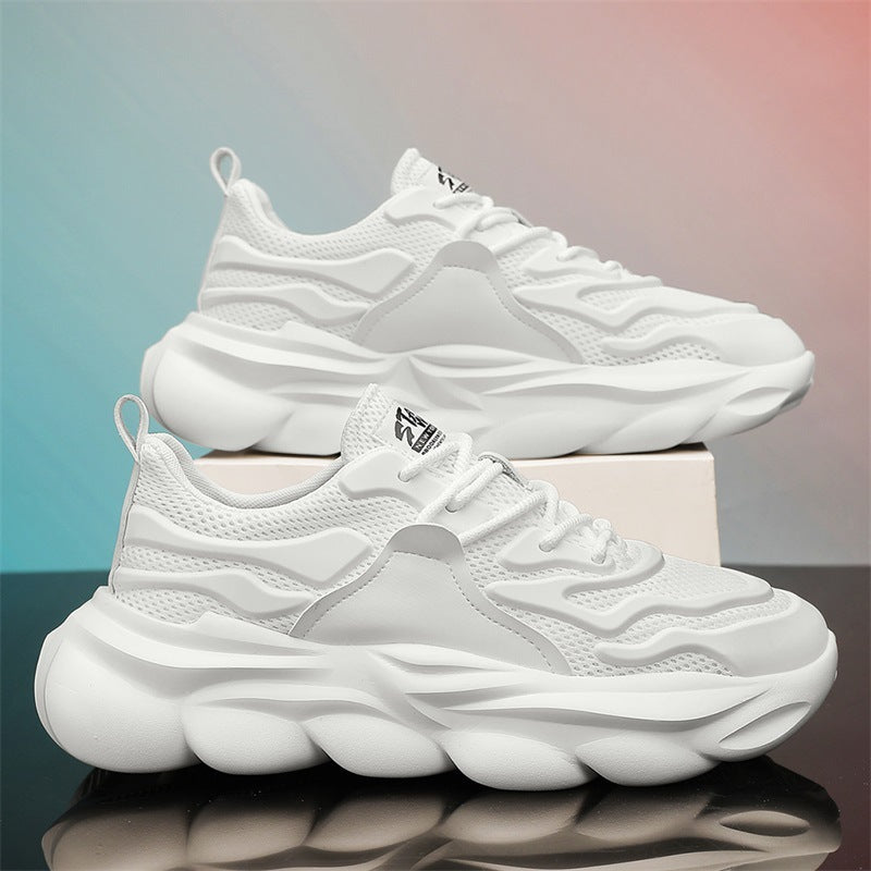 Damen sportliche atmungsaktive Sneakers mit besonders leichter Sohle