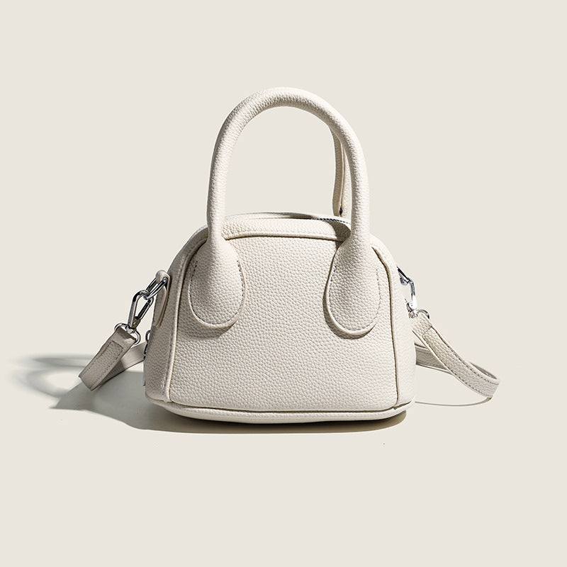 Damen Mini-Handtasche mit strukturiertem Äußeren und abnehmbarem Schulterriemen