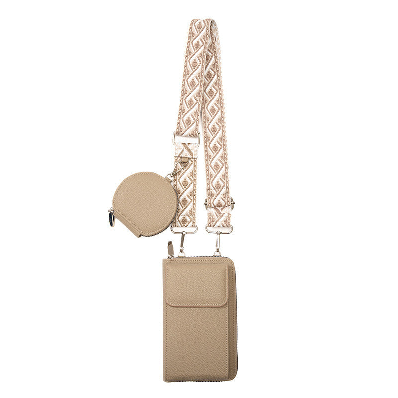 Schultertasche mit Handyfach