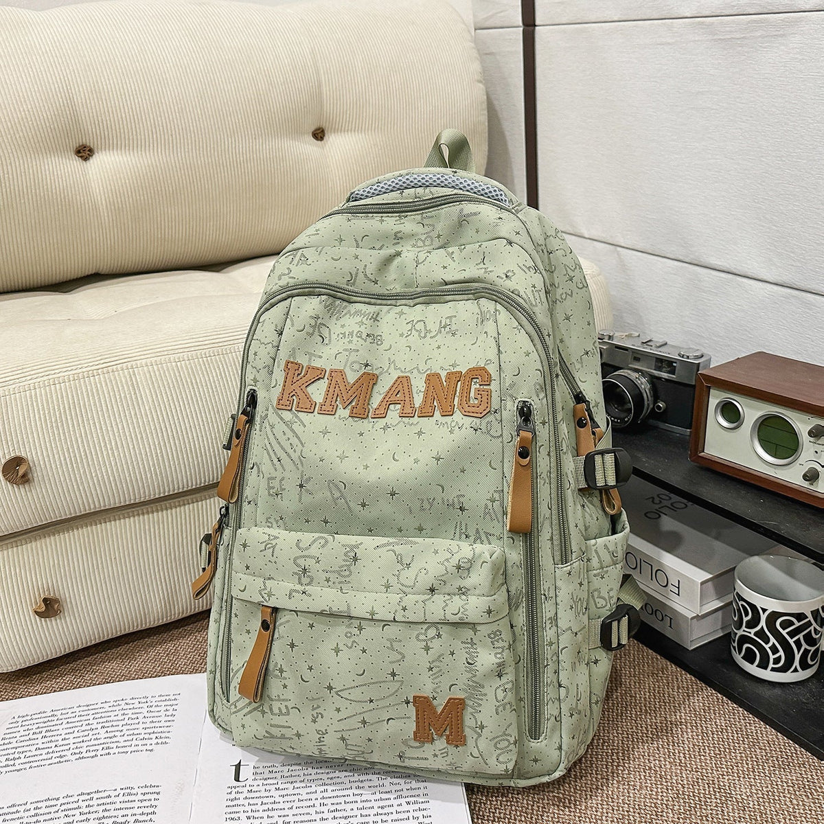 Lässiger Canvas-Schulrucksack